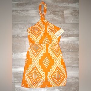 ORANGE VACATION DRESS